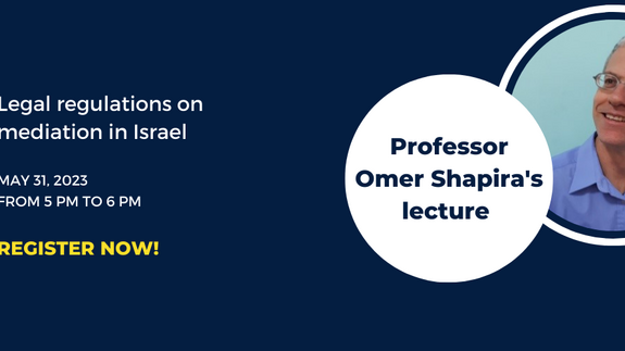Prof. Omer Shapira's lecture at the Faculty of Law
