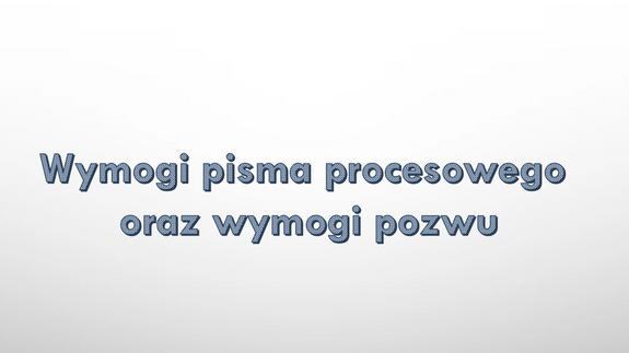Warsztaty pisania pozwu o alimenty w formule online