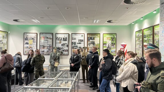 Wizyta studentów kierunku Bezpieczeństwo i Prawo w Podlaskim Oddziale Straży Granicznej