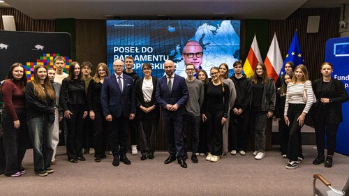 Studenci Wydziału Prawa Uniwersytetu w Białymstoku z wizytą w Urzędzie Marszałkowskim Województwa Podlaskiego