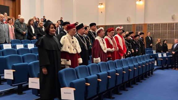 Prof. dr hab. Leonard Etel z Wydziału Prawa UwB z tytułem doktora honoris causa Uniwersytetu Masaryka w Brnie!