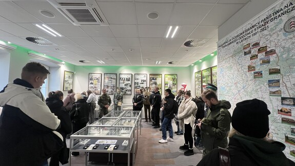 Wizyta studentów kierunku Bezpieczeństwo i Prawo w Podlaskim Oddziale Straży Granicznej