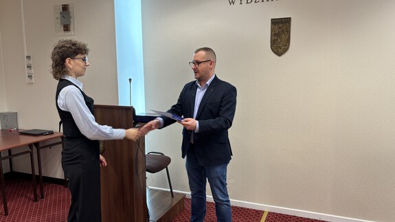 Dyplomy dla studentów najbardziej zaangażowanych w działalność wydziałowych kół naukowych