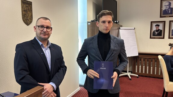 Dyplomy dla studentów najbardziej zaangażowanych w działalność wydziałowych kół naukowych