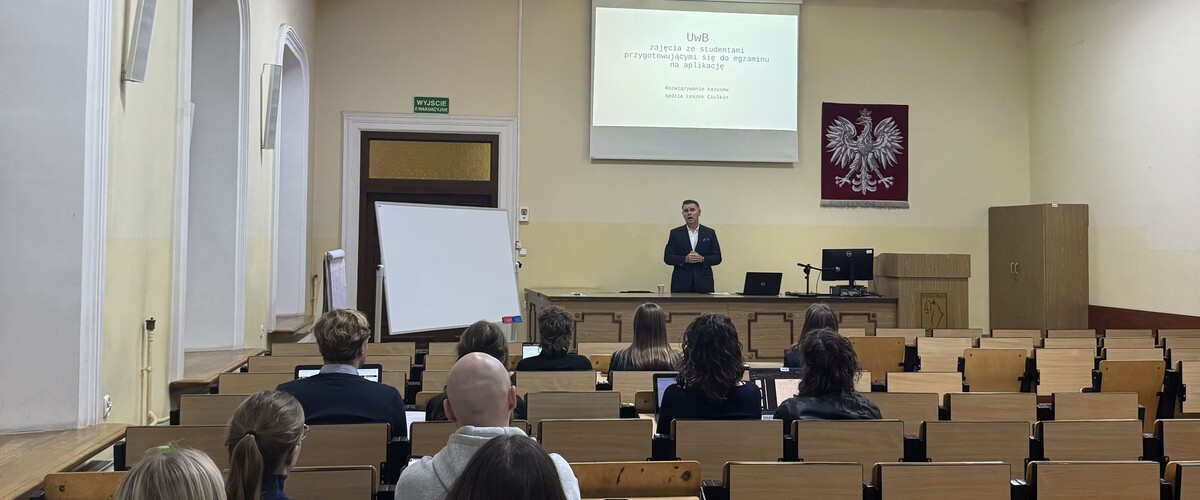 Warsztaty rozwiązywania kazusów przed egzaminem wstępnym na aplikację sędziowską i prokuratorską