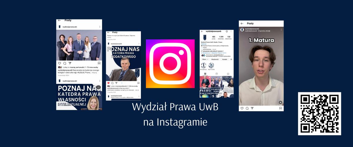 Wydział Prawa UwB na Instagramie