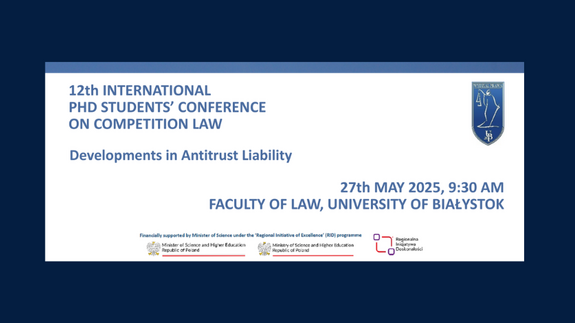 12th International Phd Students&#39; Conference on Competition Law
