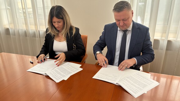 Porozumienie o współpracy Uniwersytetu w Białymstoku z Wojewódzkim Biurem Geodezji