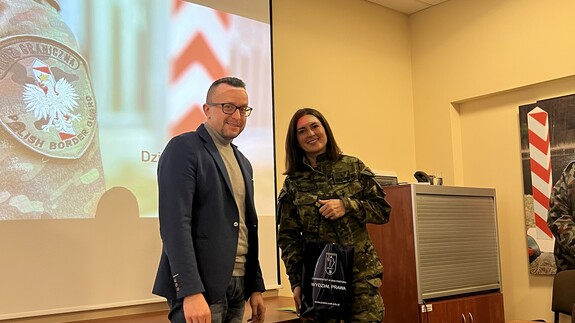 Wizyta studentów kierunku Bezpieczeństwo i Prawo w Podlaskim Oddziale Straży Granicznej