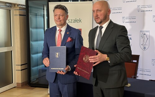 Rektor Uniwersytetu w Białymstoku i Marszałek Województwa Podlaskiego podpisali list intencyjny w sprawie wspierania inicjatywy utworzenia w Białymstoku pełnomocnika terenowego Rzecznika Praw Obywatelskich