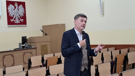 Spotkanie z sędzią Sądu Najwyższego - Bohdanem Bieńkiem na Wydziale Prawa UwB